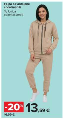 Felpa o Pantalone coordinabili