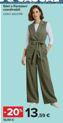 Gilet o Pantaloni coordinabili