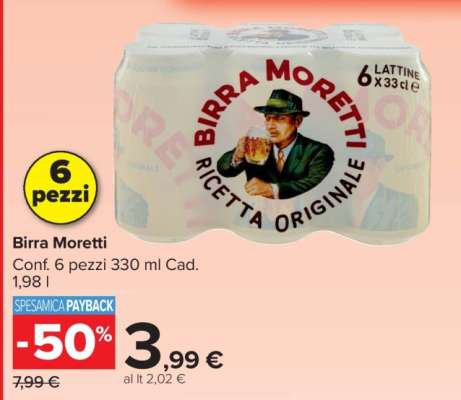 BIRRA MORETTI