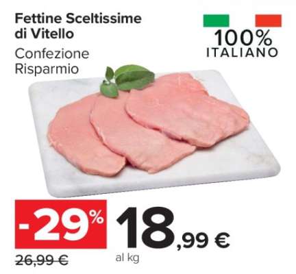 Fettine Sceltissime di Vitello