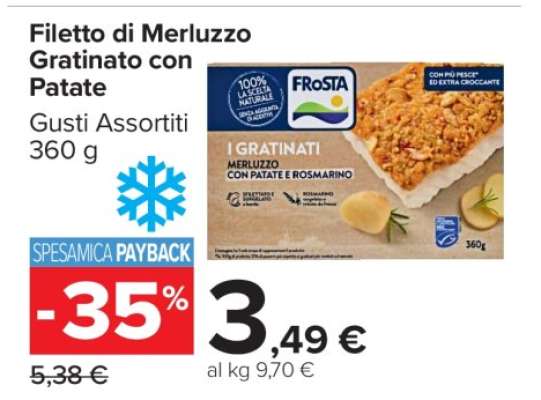 Filetto di Merluzzo Gratinato con Patate