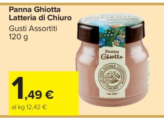 Panna Ghiotta Latteria di Chiuro