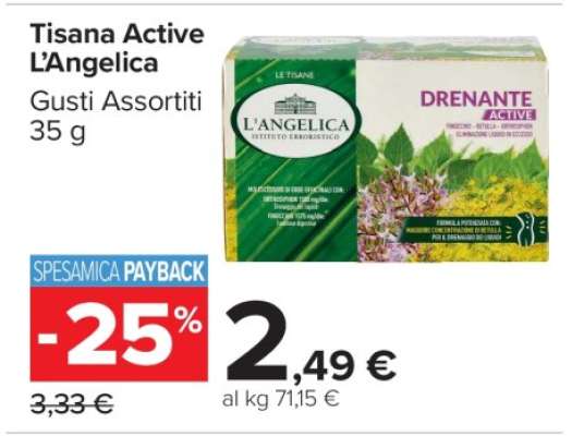 Tisana Active L'Angelica