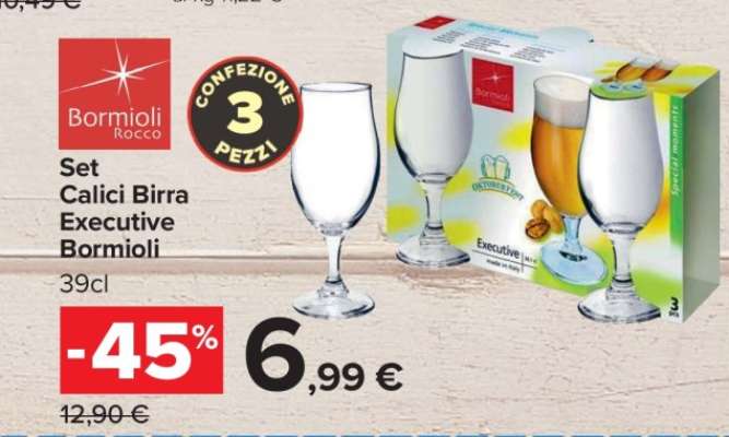 Set Calici Birra Executive Bormioli