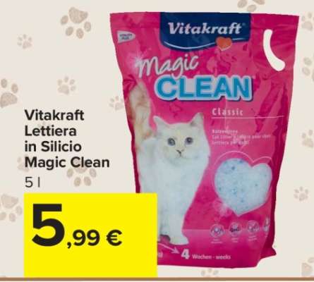 Vitakraft Lettiera in Silicio Magic Clean