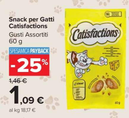 Snack per gatti Catisfactions