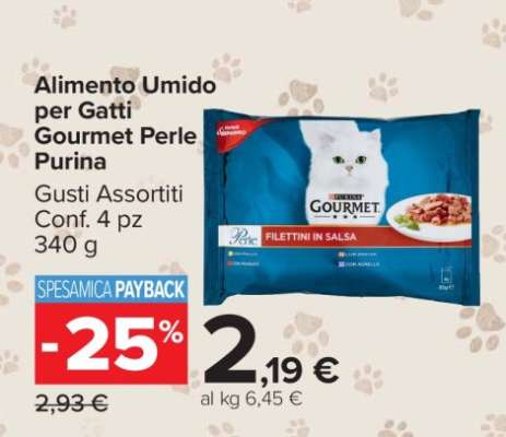 ALIMENTO UMIDO PER GATTI GOURMET PERLE PURINA