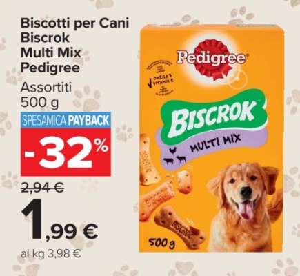BISCOTTI PER CANI BISCROK MULTI MIX PEDIGREE