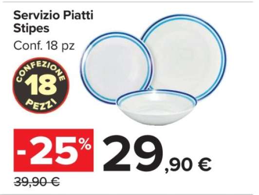 Servizio Piatti Stipes