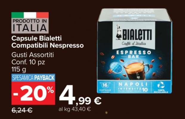 Capsule Bialetti Compatibili Nespresso