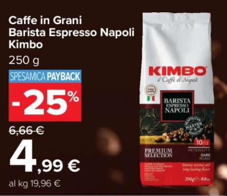 Caffe in Grani Barista Espresso Napoli Kimbo