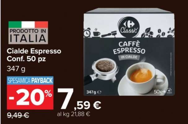 Cialde Espresso Conf. 50 pz