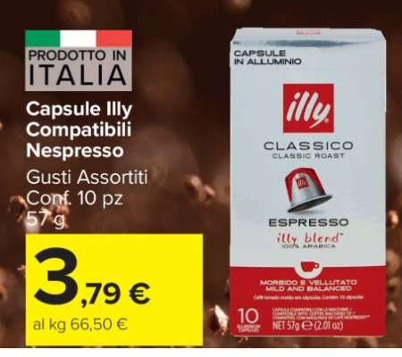 Capsule illy Compatibili Nespresso
