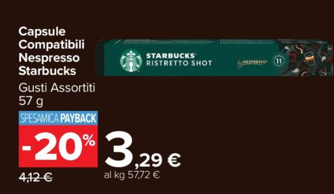Capsule Compatibili Nespresso Starbucks