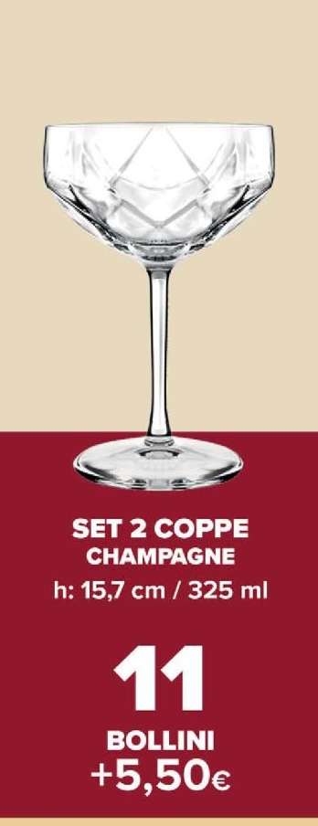 SET 2 COPPE CHAMPAGNE