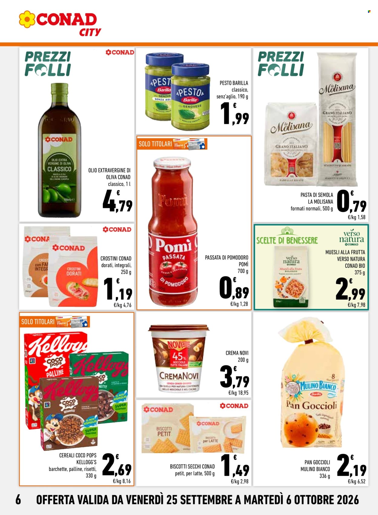 Volantino Conad City - 25/9/2026 - 6/10/2026. Pagina 6