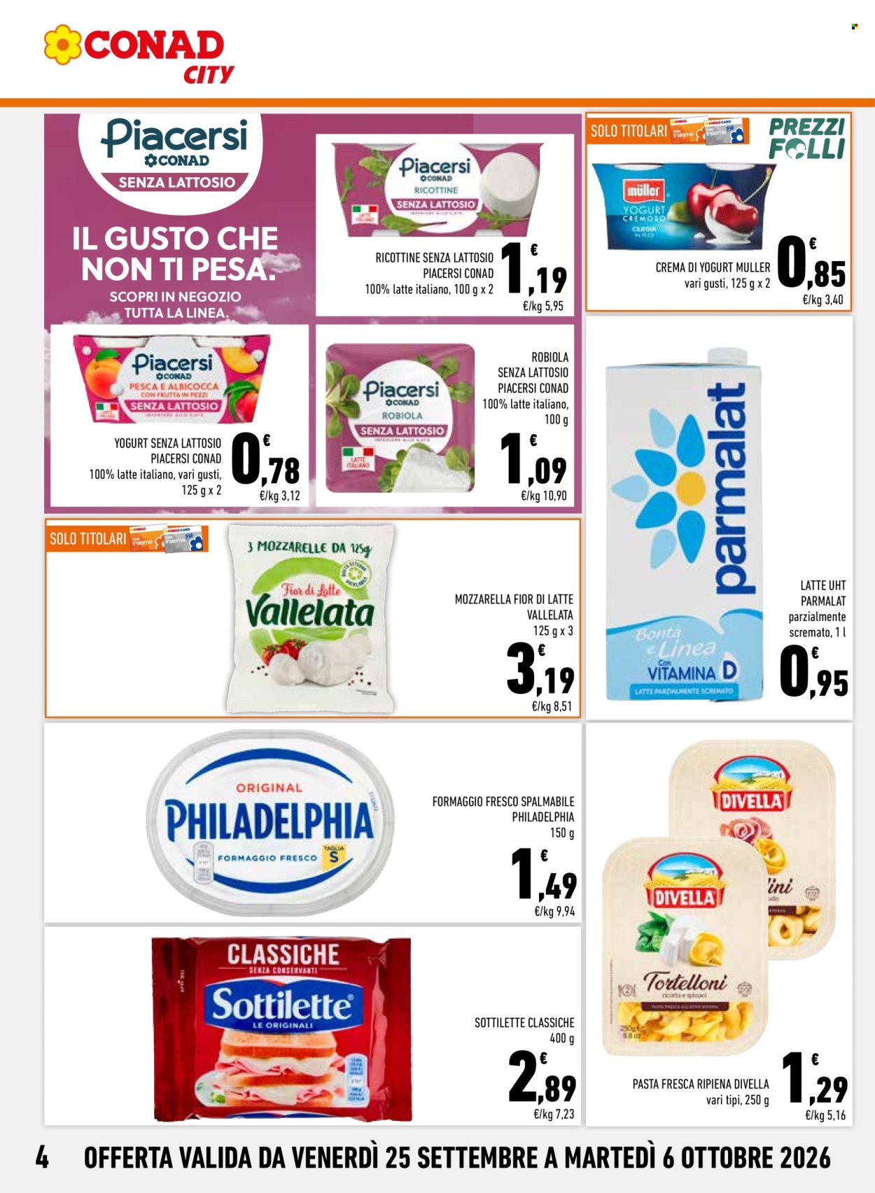 Volantino Conad - 25/9/2026 - 6/10/2026. Pagina 4