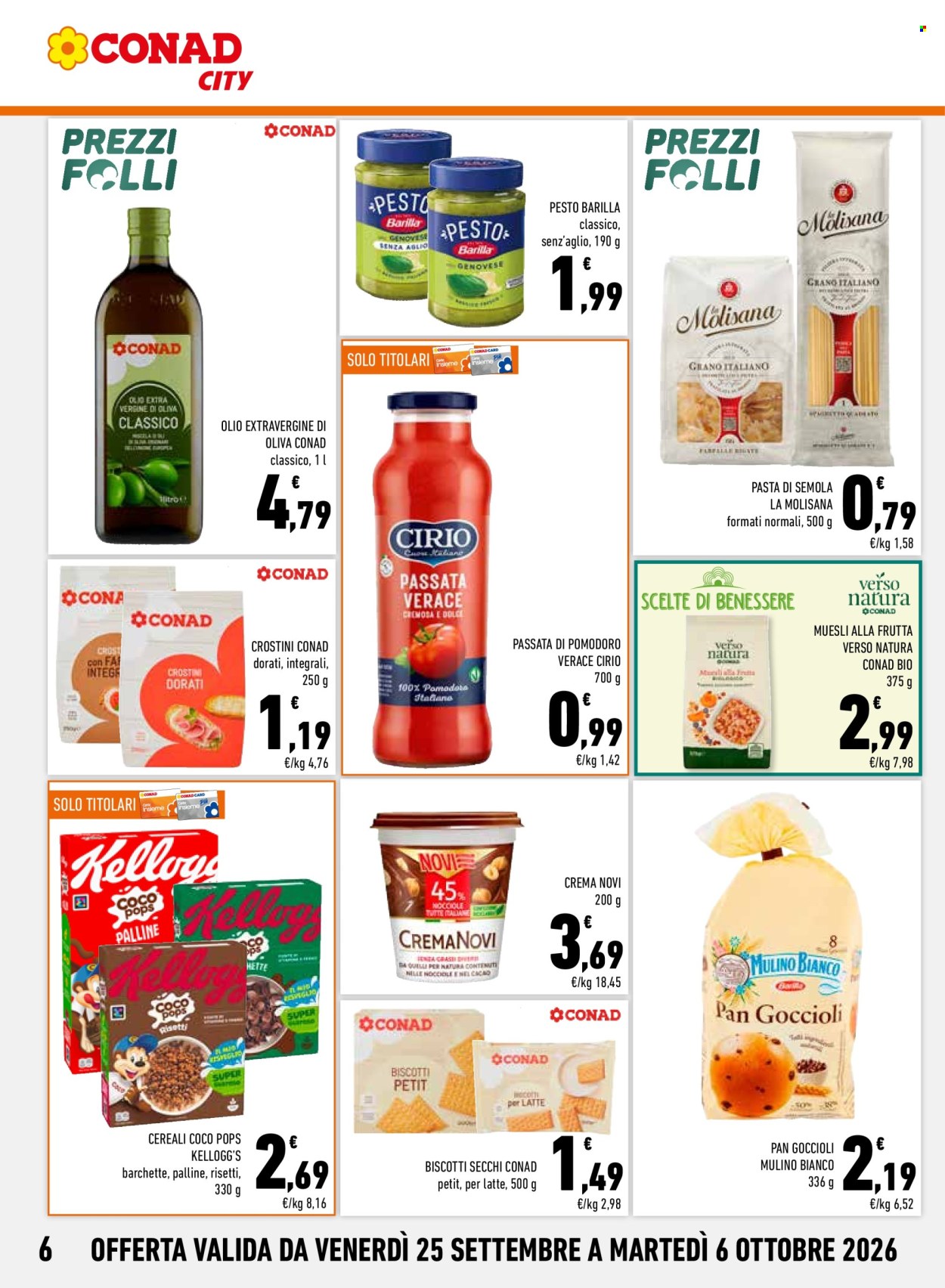 Volantino Conad - 25/9/2026 - 6/10/2026. Pagina 6