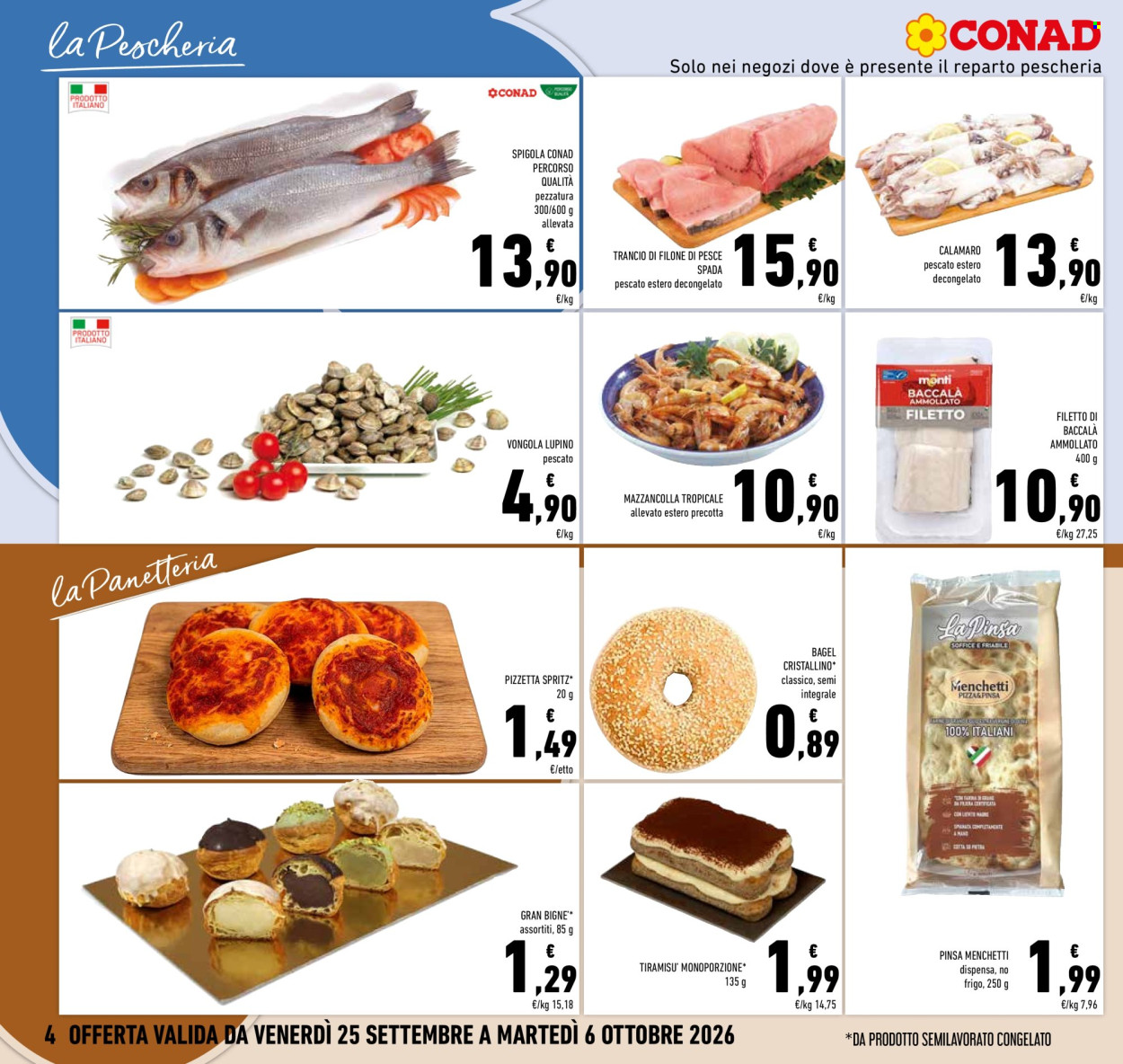 Volantino Conad - 25/9/2026 - 6/10/2026. Pagina 4