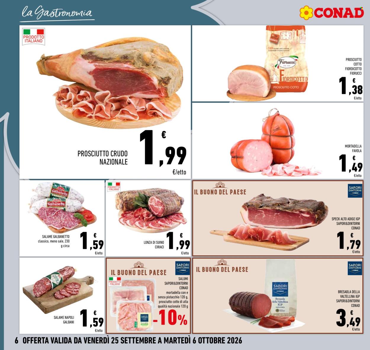 Volantino Conad - 25/9/2026 - 6/10/2026. Pagina 6