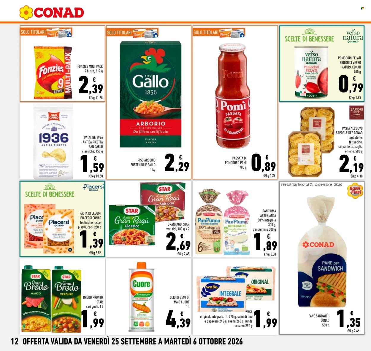 Volantino Conad - 25/9/2026 - 6/10/2026. Pagina 12