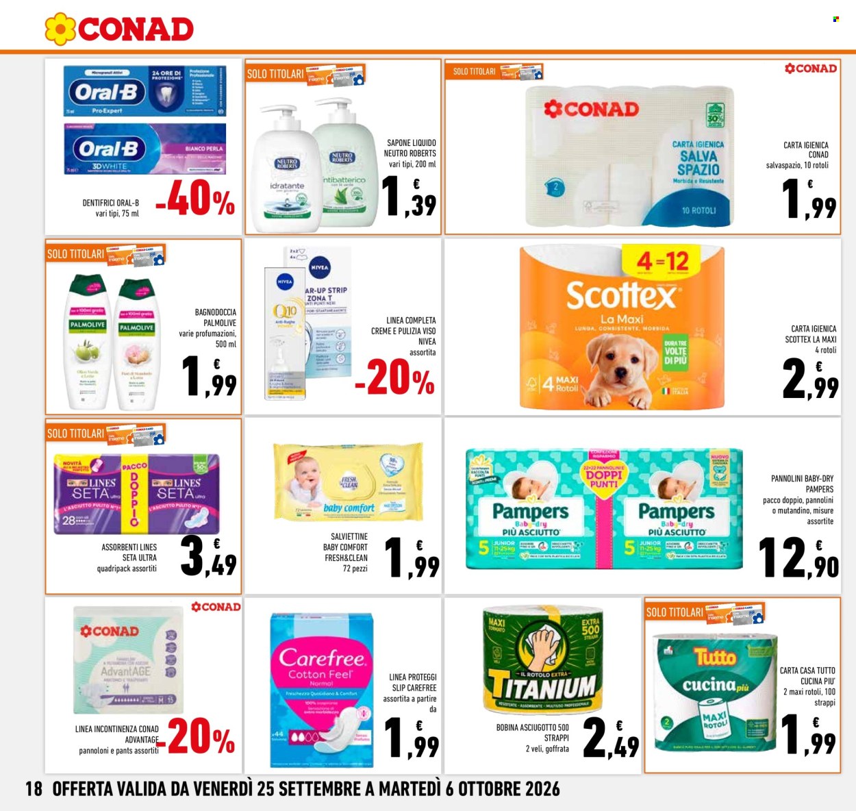 Volantino Conad - 25/9/2026 - 6/10/2026. Pagina 18