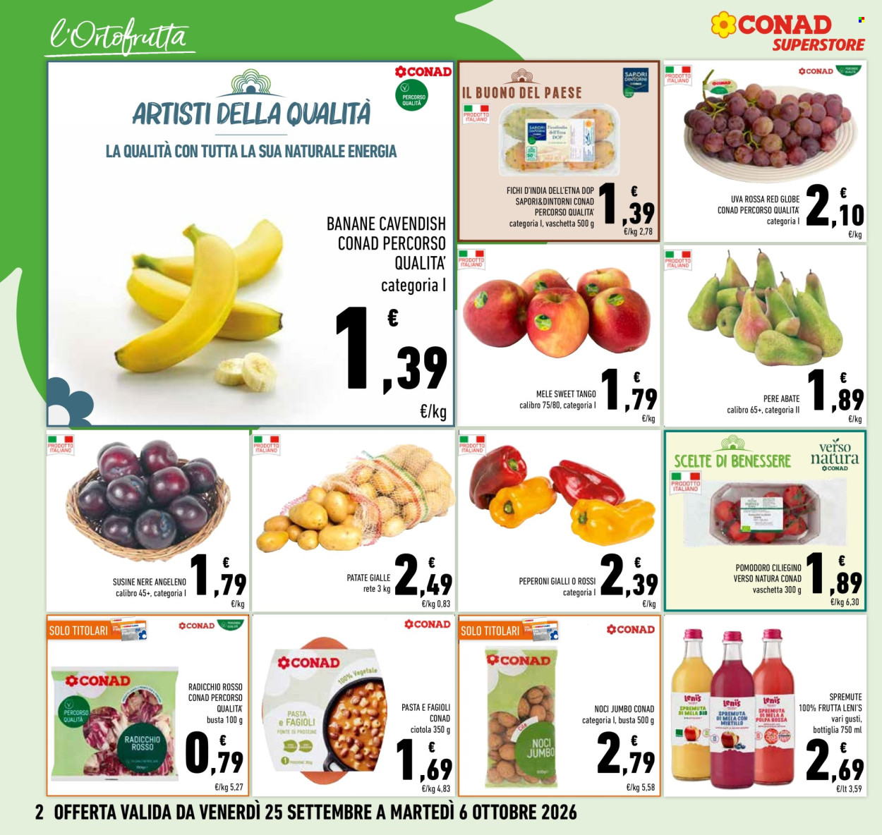Volantino Conad Superstore - 25/9/2026 - 6/10/2026. Pagina 2