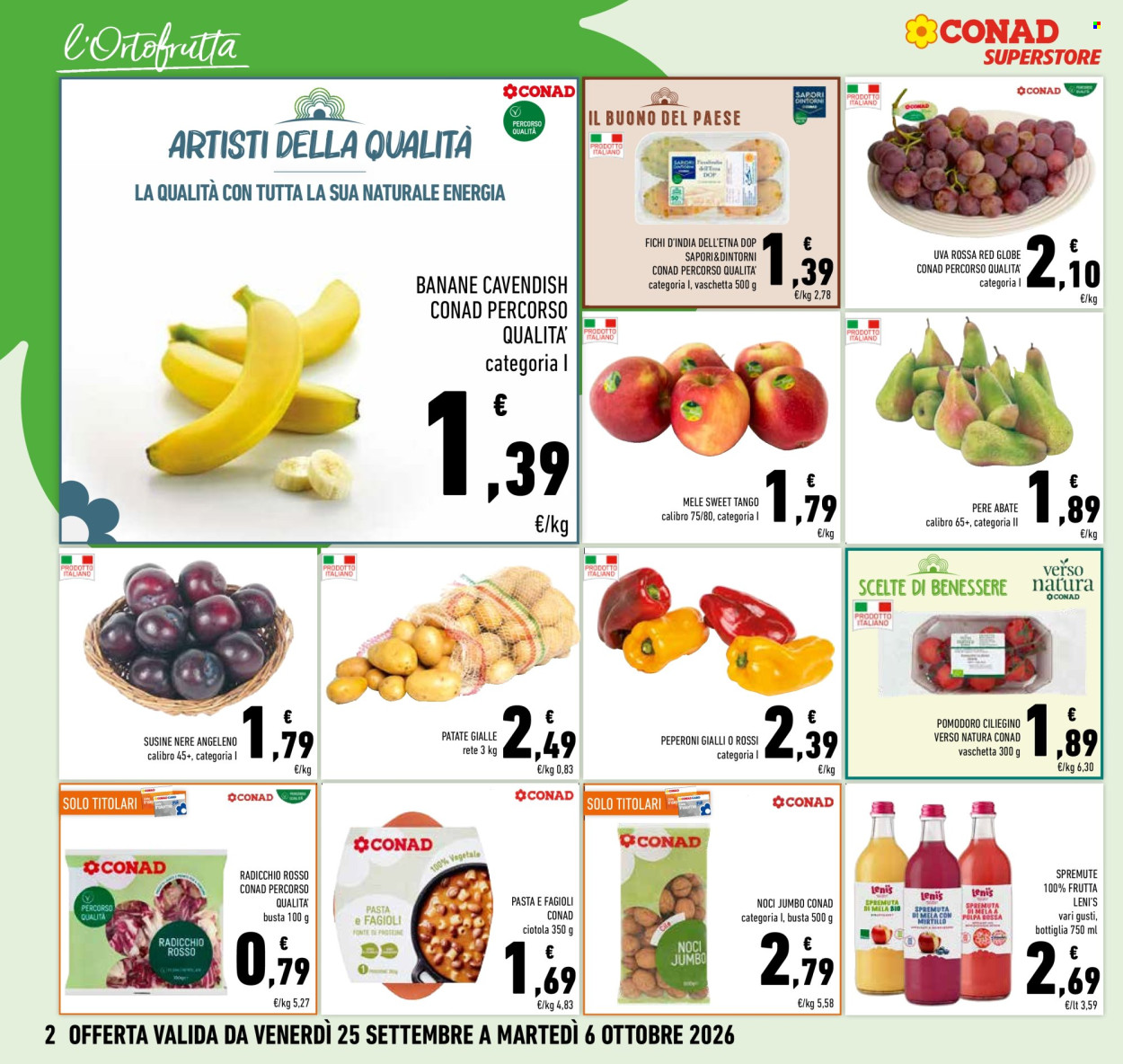 Volantino Conad Superstore - 25/9/2026 - 6/10/2026. Pagina 2