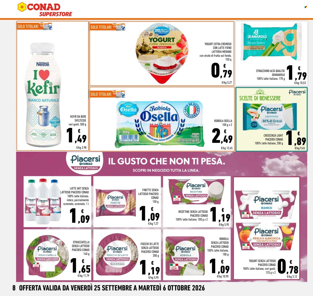 Volantino Conad Superstore - 25/9/2026 - 6/10/2026. Pagina 8