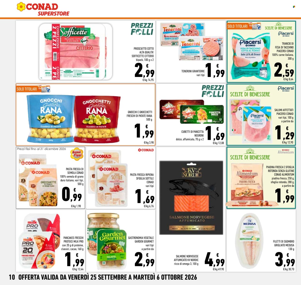 Volantino Conad Superstore - 25/9/2026 - 6/10/2026. Pagina 10