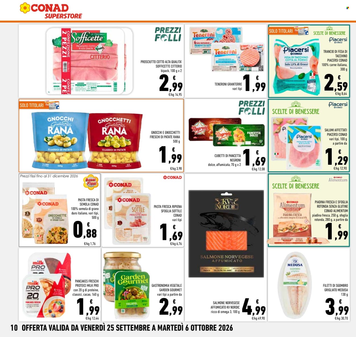Volantino Conad Superstore - 25/9/2026 - 6/10/2026. Pagina 10