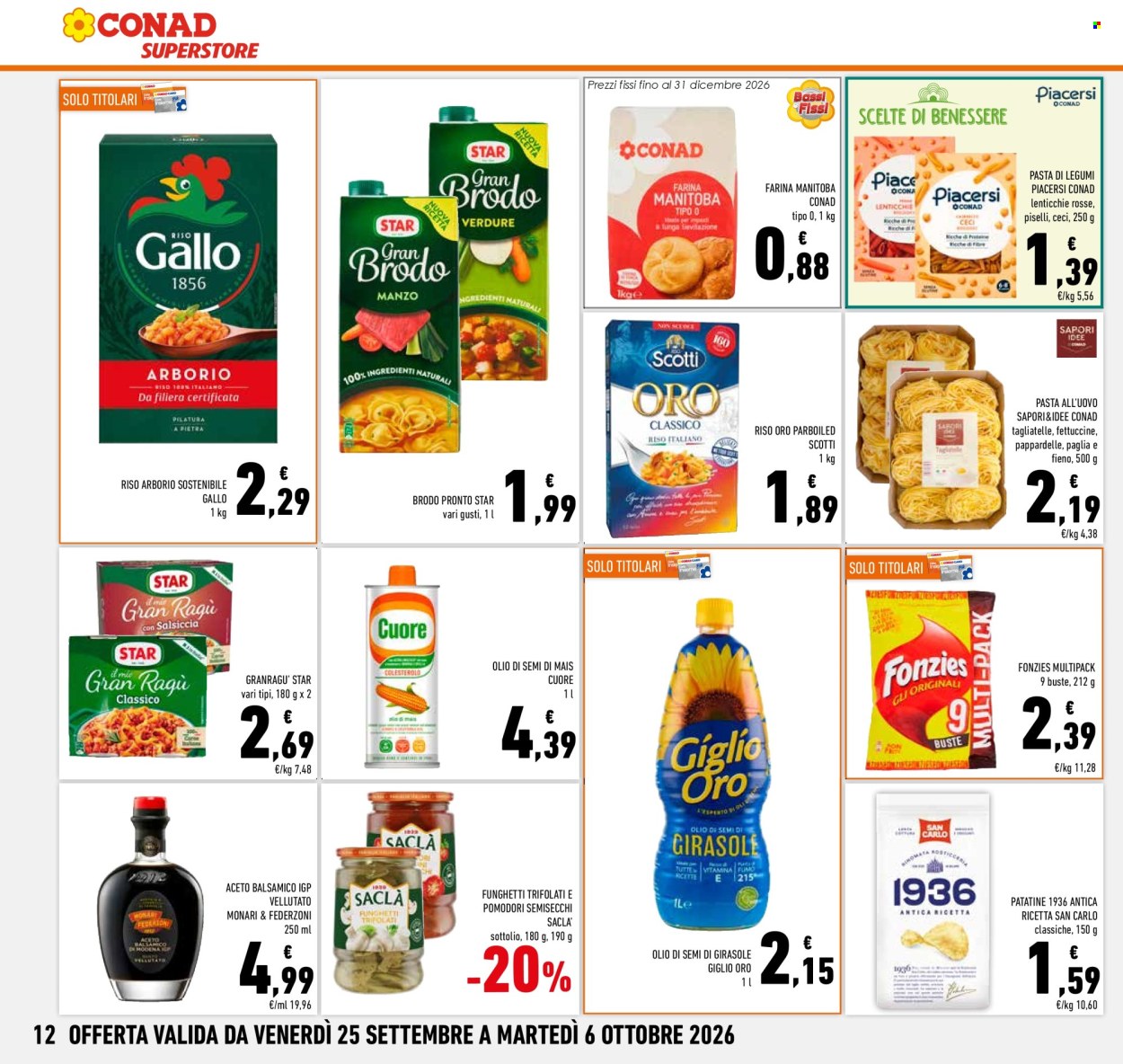 Volantino Conad Superstore - 25/9/2026 - 6/10/2026. Pagina 12