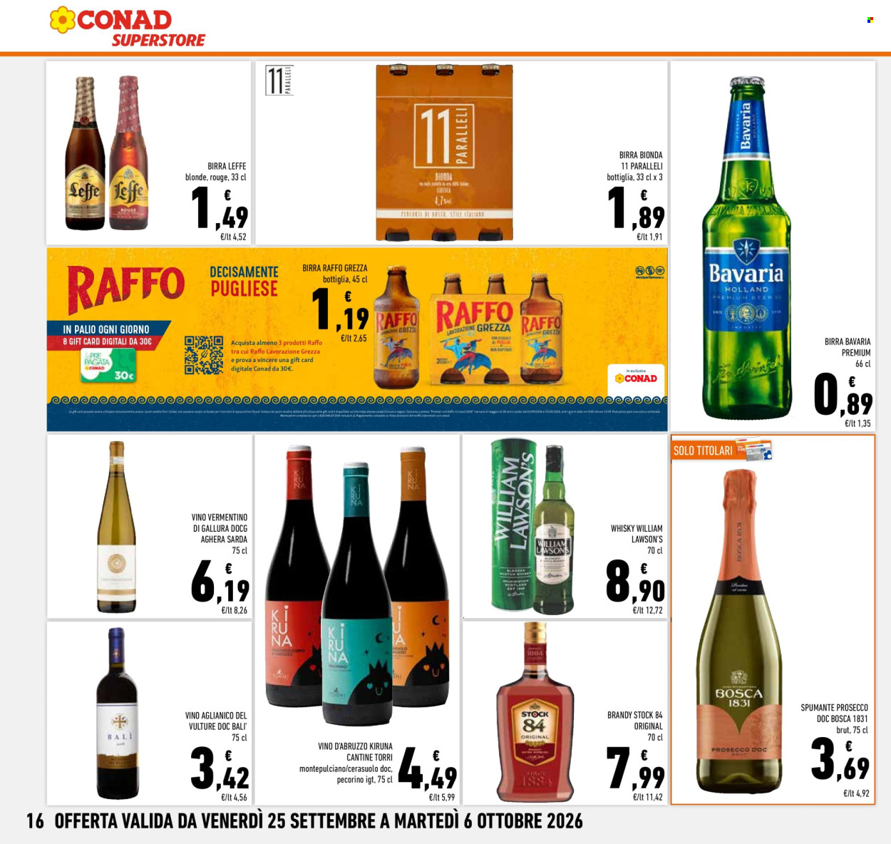 Volantino Conad Superstore - 25/9/2026 - 6/10/2026. Pagina 16