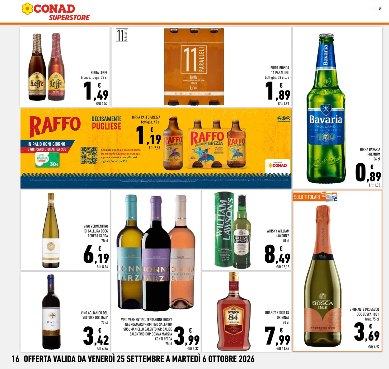 Volantino Conad Superstore - 25/9/2026 - 6/10/2026. Pagina 16