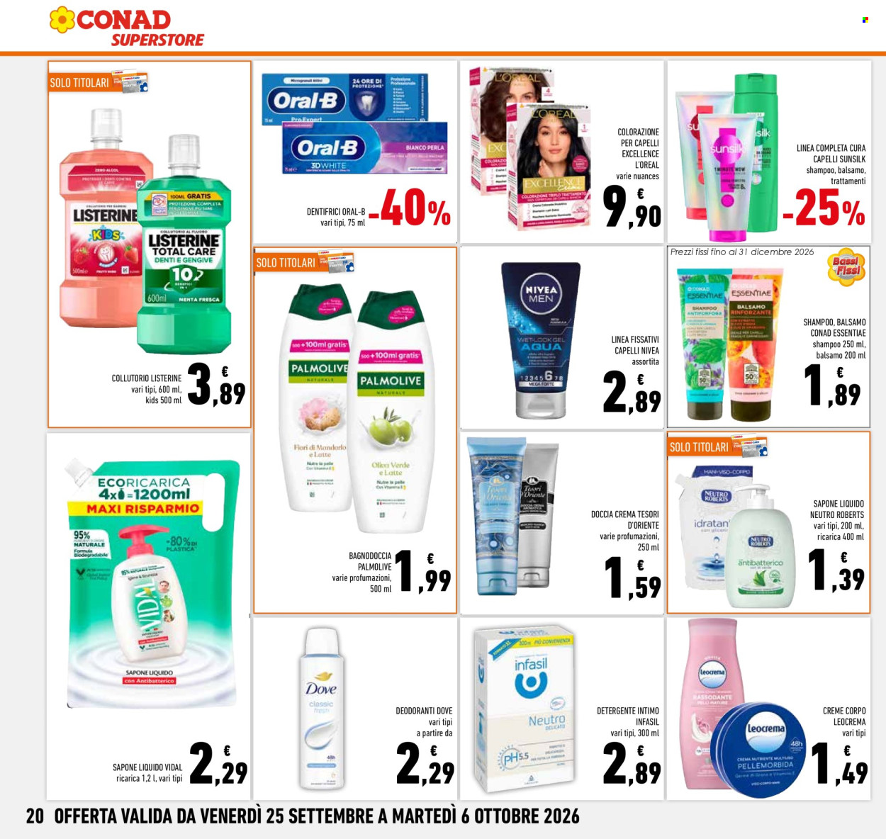 Volantino Conad Superstore - 25/9/2026 - 6/10/2026. Pagina 20
