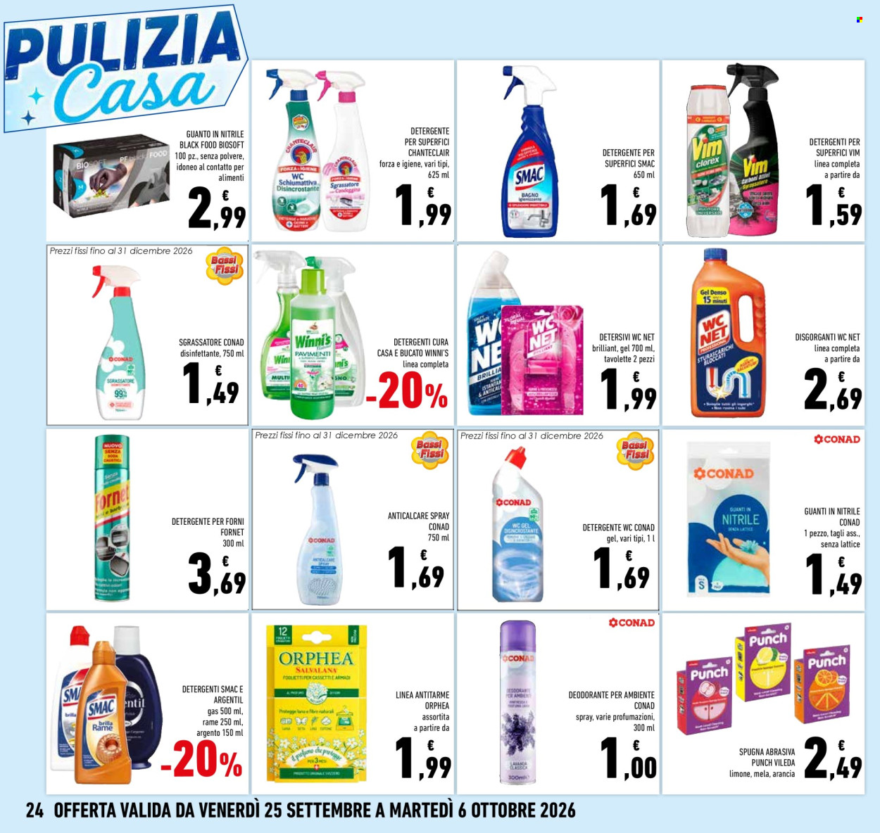 Volantino Conad Superstore - 25/9/2026 - 6/10/2026. Pagina 24