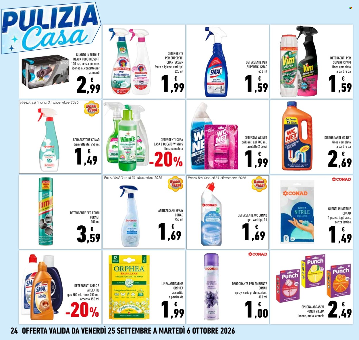 Volantino Conad Superstore - 25/9/2026 - 6/10/2026. Pagina 24