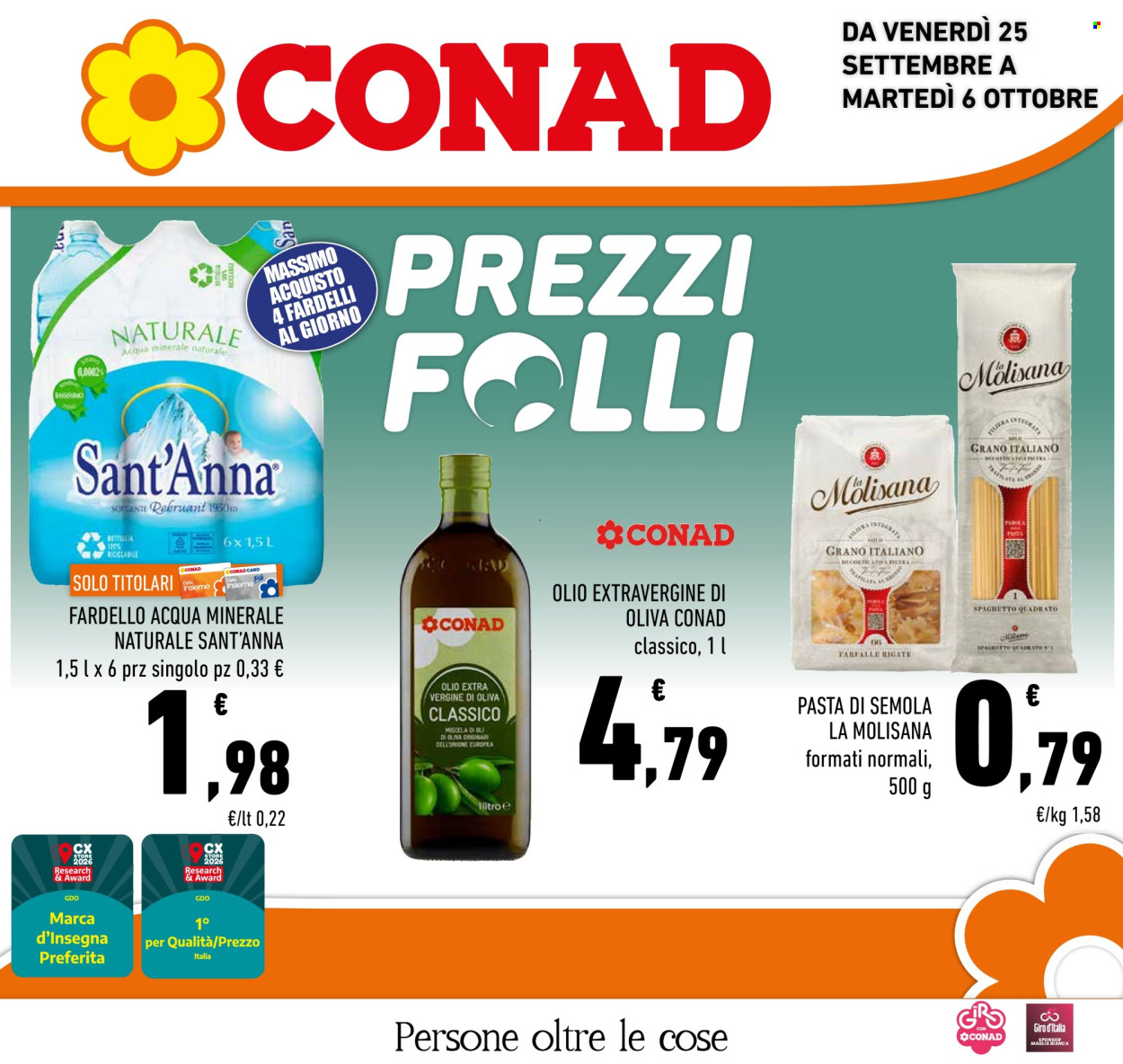 Volantino Conad - 25/9/2026 - 6/10/2026. Pagina 1