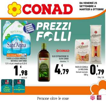 Volantino Conad - 25/9/2026 - 6/10/2026.