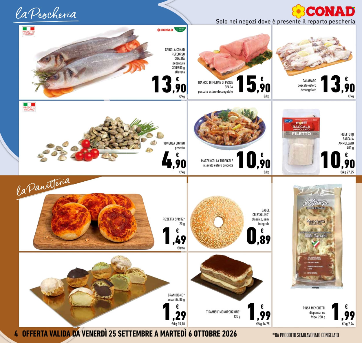 Volantino Conad - 25/9/2026 - 6/10/2026. Pagina 4