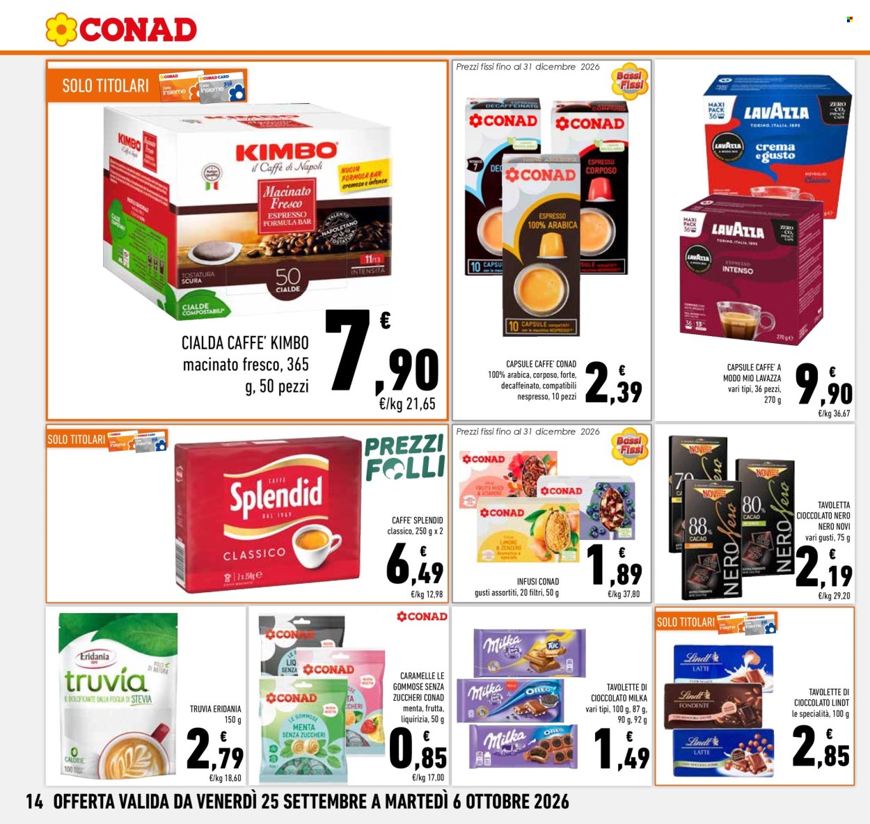 Volantino Conad - 25/9/2026 - 6/10/2026. Pagina 14