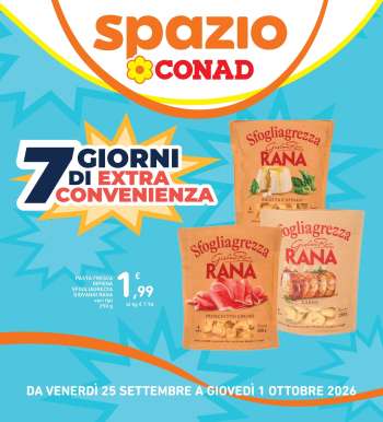 Volantino Spazio Conad - 25/9/2026 - 1/10/2026.