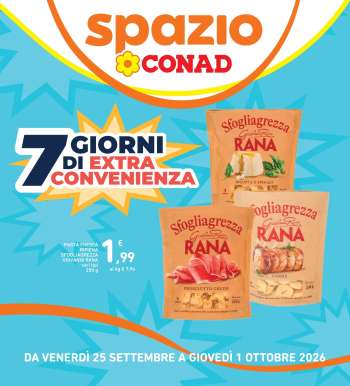 Volantino Spazio Conad - 25/9/2026 - 1/10/2026.