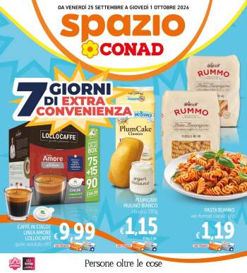 Volantino Spazio Conad - 25/9/2026 - 1/10/2026.