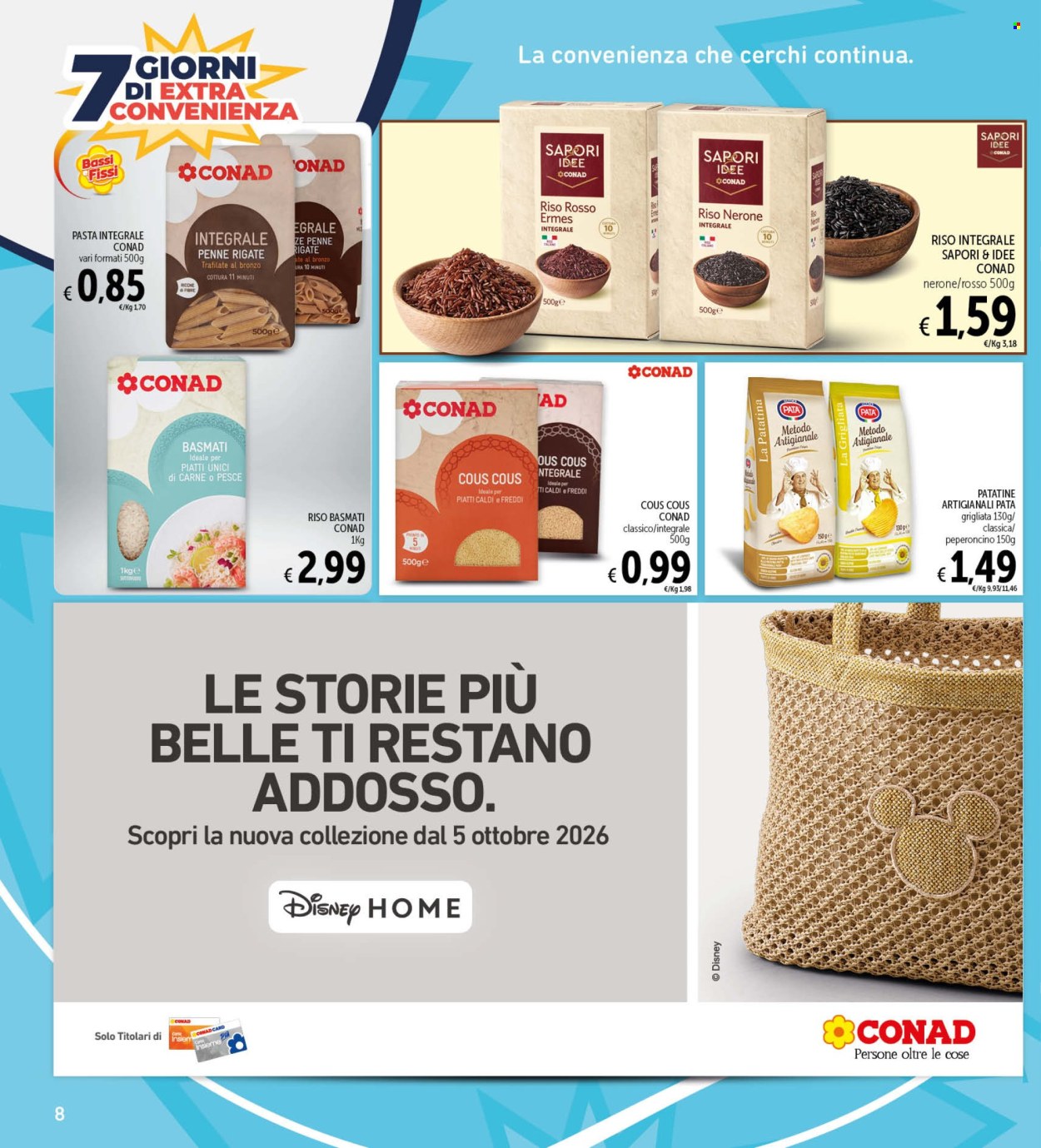 Volantino Spazio Conad - 25/9/2026 - 1/10/2026. Pagina 8