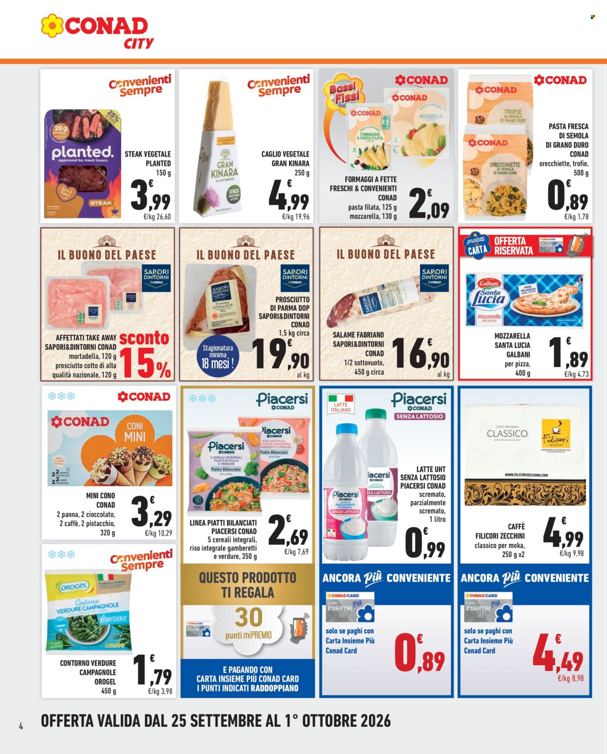 Volantino Conad City - 25/9/2026 - 1/10/2026. Pagina 4
