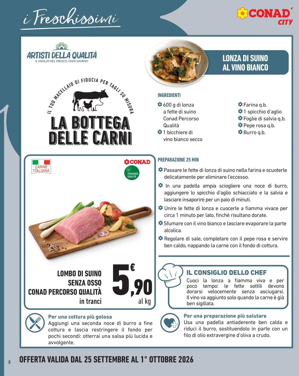 Volantino Conad City - 25/9/2026 - 1/10/2026. Pagina 8