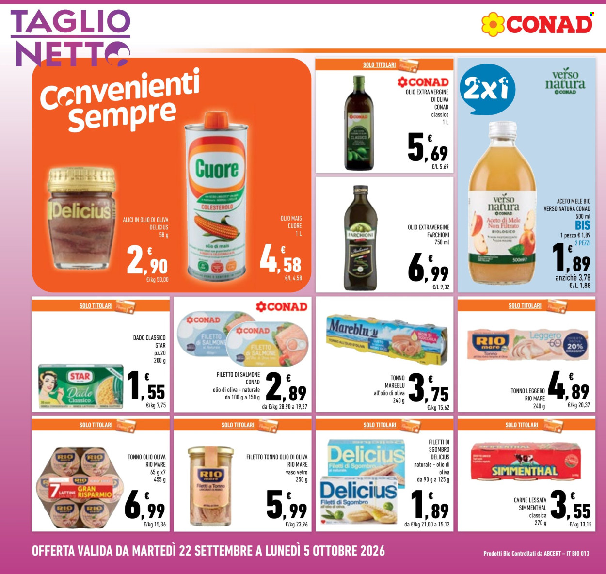 Volantino Conad - 22/9/2026 - 5/10/2026. Pagina 16