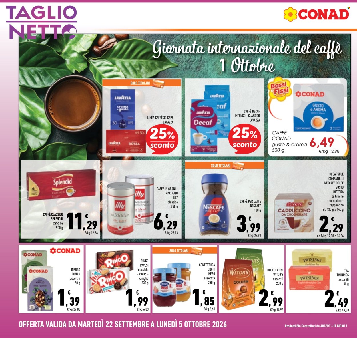 Volantino Conad - 22/9/2026 - 5/10/2026. Pagina 18
