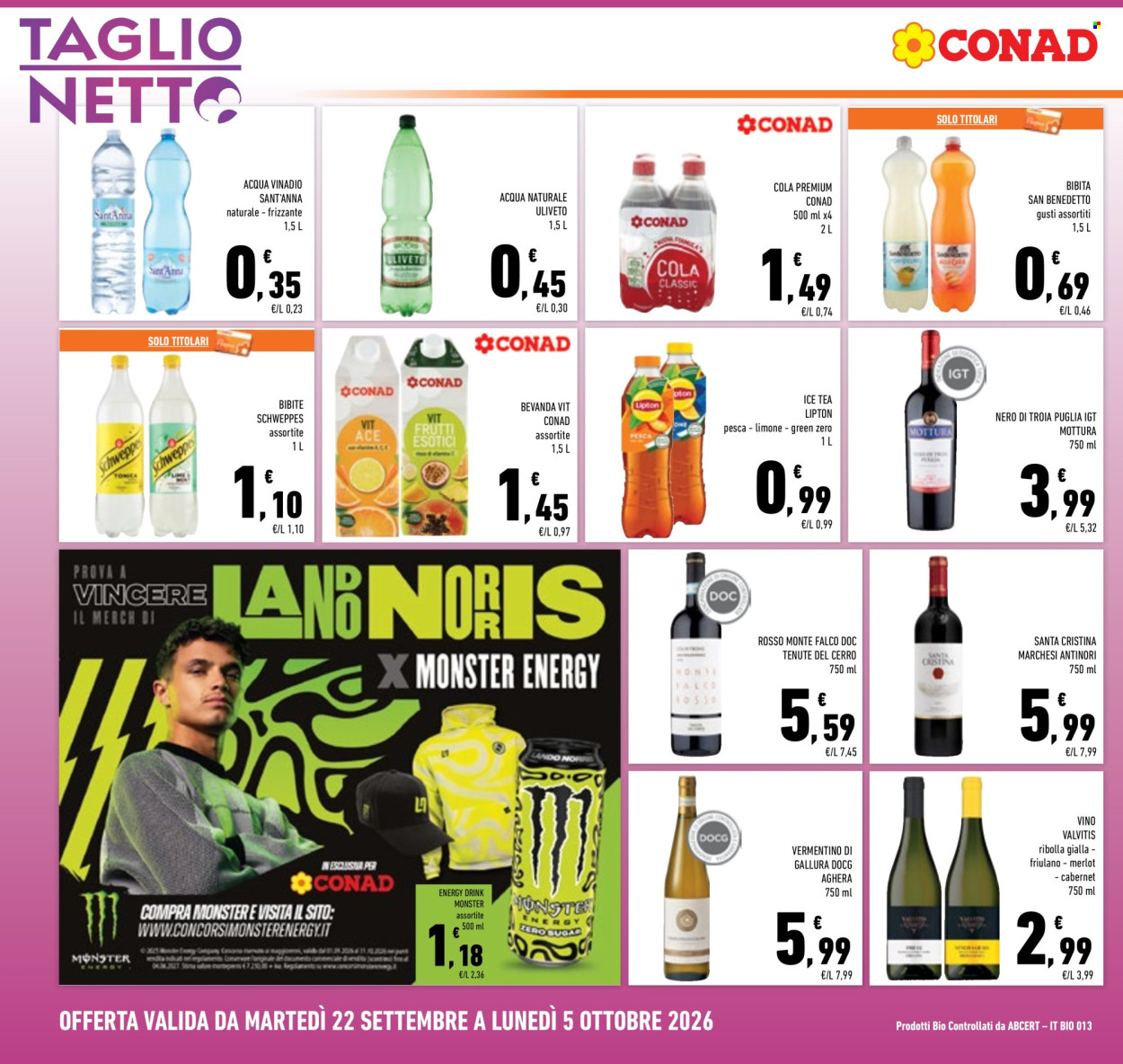 Volantino Conad - 22/9/2026 - 5/10/2026. Pagina 22